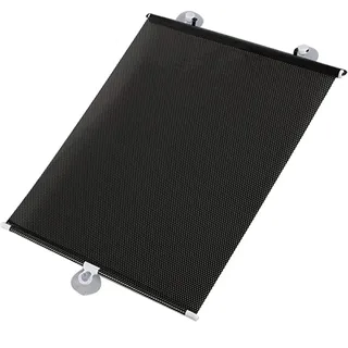 Saugnapf Sonnenschutz Rollos Ohne Bohren,Einziehbare Verdunkelungsrollos Für Fenster,Temporäre Jalousien,Tragbare Wärmeisolierte Sichtschutzvorhänge,Dachfenster Rollo,Black-40×125cm(15.7*49.2in)