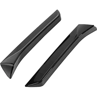 aqxreight Ymiko 2-teilige Heckscheiben-Seitensplitterflügel, Außenverkleidung Links und rechts, Ersatzsitz 5F FR Mk3 MK3.5, passend 2013–2021 (schwarz)