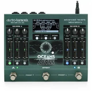 Electro Harmonix Oceans Abyss Reverb-Effektgerät für E-Gitarre