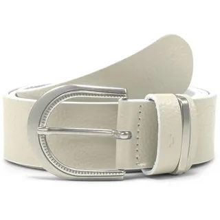 Tom Tailor Damengürtel Leder 3,5 cm beige 80