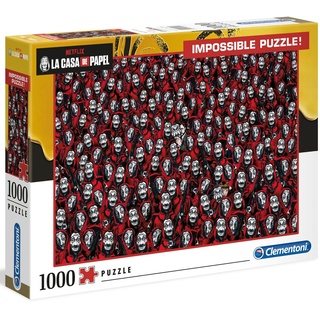 Clementoni® Puzzle Impossible Collection, Das Haus des Geldes, 1000 Puzzleteile, Made in Europe bunt