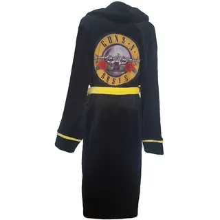 Guns N' Roses Bademantel Classic Logo Nue offiziell Schwarz super soft fleece S