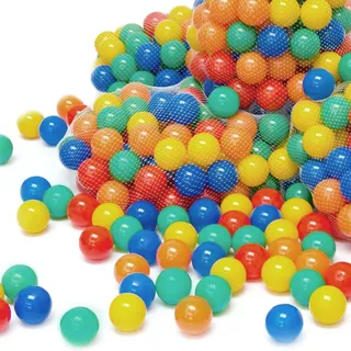 LittleTom 500 Bunte Kunststoffbälle Kinder Baby Spielbälle