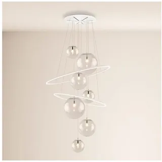 s.luce Galaxy 8-flg. dimmbar 60 cm rund weiß