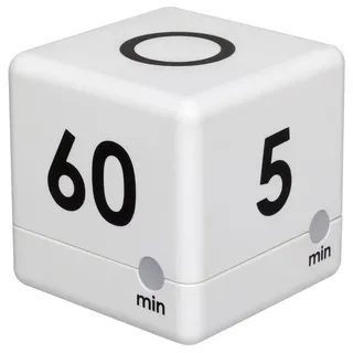 TFA Cube Timer Kurzzeitmesser digital Weiß