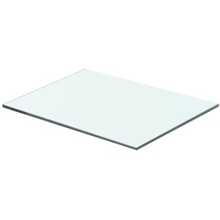 vidaXL Glasboden Glasscheibe Glasplatte für Glasregal Transparent 40 cm x 25 cm