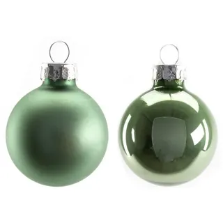 Trend Line Christbaumschmuck TrendLine Weihnachtskugeln aus Glas Ø 3,5 cm grün
