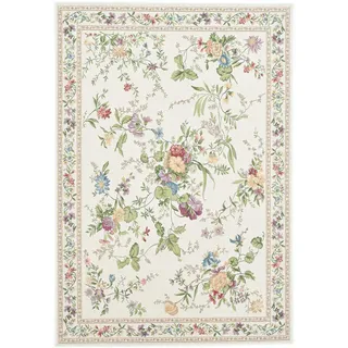 THEKO Flomi Sagrini Webteppich 60 x 90 cm Beige/Creme