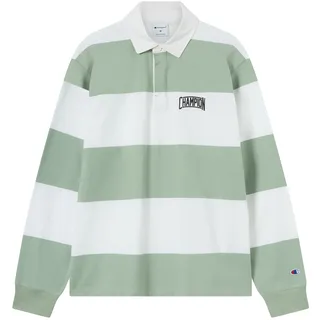 Champion COLLEGE Striped Heavy Jersey Polo grün XXL