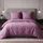 160 x 210 cm + 65 x 100 cm mauve