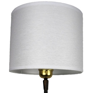 Signature Home Collection Lampenschirm Handgefertigter Lampenschirm klein schwarz weiß in Stoff Zylinder, moderne Zylinderform weiß