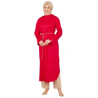 ARMİNE Tunikakleid Armine Oversize-Tunikakleid – moderne und elegante Hijab-Mode rot 42