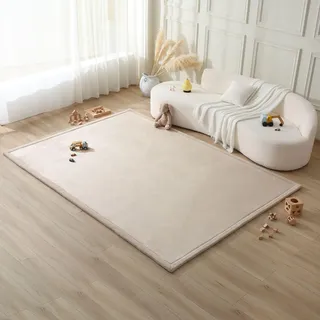 Hakuna Matte Wolkenweiche Spielmatte Baby 280x200x2,5cm, beige, Tatami Matte