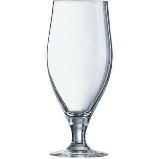 Arcoroc ARC 07132 Cervoise Biertulpe, Bierglas, 380ml, Glas, transparent, 6 Stück