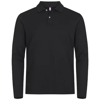 Clique Stretch Premium Poloshirt schwarz XXL