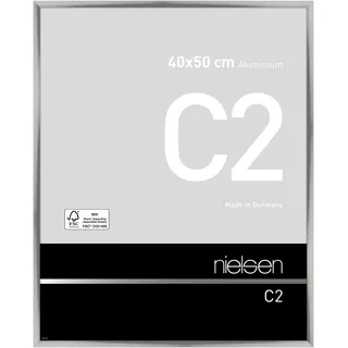 Nielsen Bilderrahmen C2 Aluminium Silber / 40 x 50