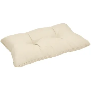 Beautissu Sitzkissen 70 x 40 x 12 cm beige 1 St.