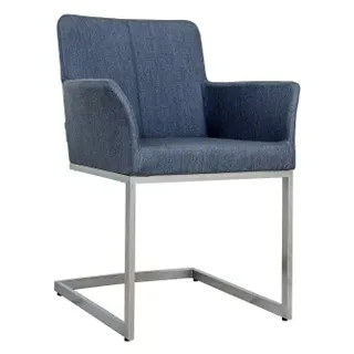 Zebra Annex Swing Sessel Edelstahl, gepolstert turmalin-grey