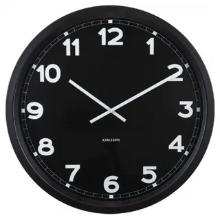 Karlsson New Classic XL 80,0 cm 80 Wanduhr Schwarz