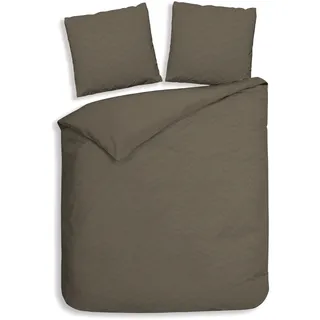 FACE-2-FACE Bettwäsche Boho Style_OS (Taupe, 200 x 220 cm + 2x 80 x 80  cm)