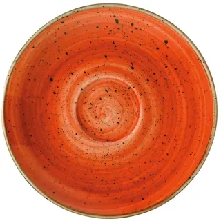 6x Bonna Aura Terracotta Rita Untertasse Ø12cm 1,5cm Rot Porzellan ATCRIT02KT Unterteller Kaffeeteller Teeteller Geschirr