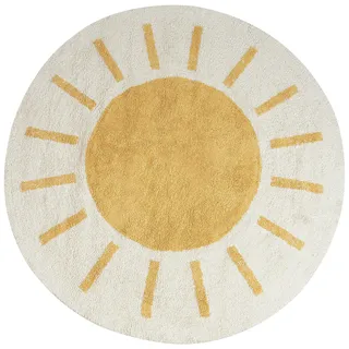 Beliani Kinderteppich Baiker Beige ø 140 cm