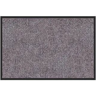 etm Hochwertige Fußmatte | schadstoffgeprüft | bewährte Eingangsmatte in Gewerbe & Haushalt | Schmutzfangmatte mit Top-Reinigungswirkung | Sauberlaufmatte waschbar & rutschfest (120x300 cm, Grau)