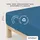 Baumwolle 90 x 190 - 100 x 220 cm blue mid