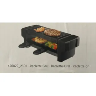 Raclette Grill,  Tischgrill  2 Personen 2 Spatel 2 Pfännchen NEU/OVP ink DHL