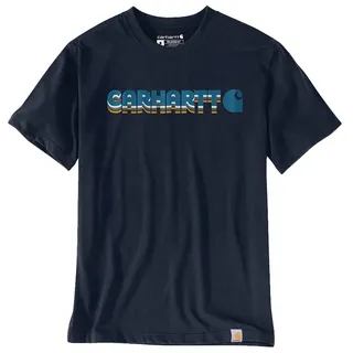 CARHARTT Irvine Layered Logo blau S