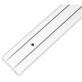 BestLivings Innenlaufschiene Gardinenschiene 2-läufig (120cm) - Weiß