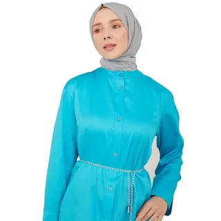 ARMİNE Tunikakleid Armine Oversize-Tunikakleid – moderne und elegante Hijab-Mode grün 44