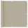 90 x 300 cm Beige Oxford-Gewebe