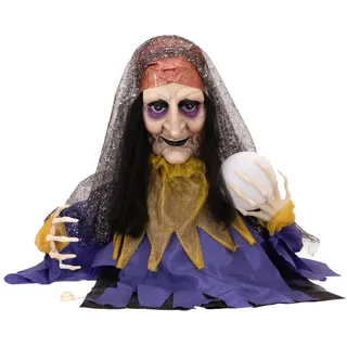 Europalms Halloween Figur Wahrsagerin 50 cm