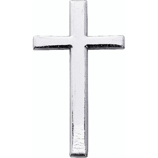 Verzierwachs Wachsmotiv Wachsornament Kreuz Silber