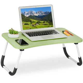 Relaxdays Laptoptisch für Bett & Couch, HxBxT: 26 cm 2 kg