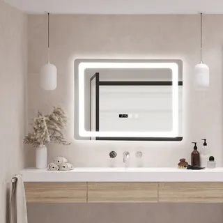 LED-Badspiegel Casoli 45x60cm Silber