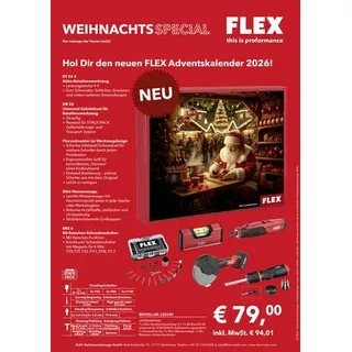 Flex Werkzeug Adventskalender