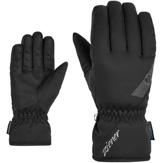 Skihandschuhe ZIENER "KORENA AS(R)" Gr. 7, schwarz Damen Handschuhe Sporthandschuhe