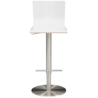 Mayer Sitzmöbel Barhocker myHENRI 39,5 x 55-81,5 cm Weiß