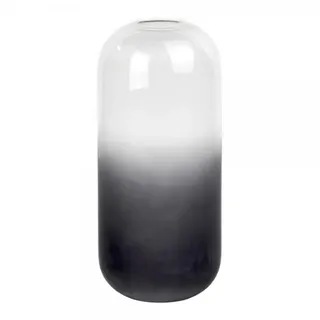 Lambert [W Vase Glas Anthrazit H 28,5 cm D 12 cm Matt/Klar