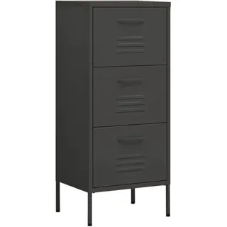 vidaXL Lagerschrank 42,5 x 101,5 x 35 cm Anthrazit