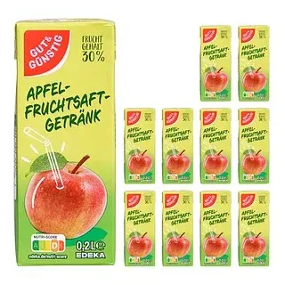 GUT&GÜNSTIG Apfel Fruchtsaftgetränk 10x 0,2 l