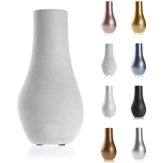 Youartme Deko Vase Unbemalt 22,5 cm - Modern Vasen Deko Hohe - Aesthetic Flower Vase - Beton Dekovasen - Dekovase Hoch - Dekoration für Innenbereich