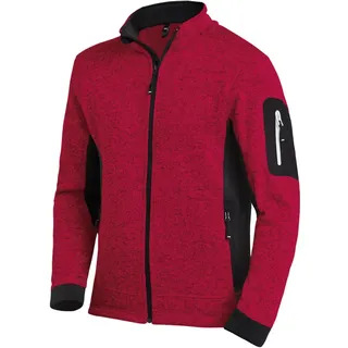 FHB Strickjacke Christoph 79595 Gr. XS rot/schwarz
