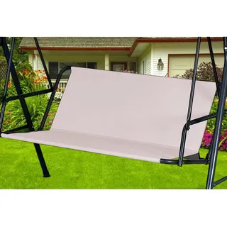 Hollywoodschaukel Sitzfläche Ersatz, Hollywoodschaukel Sitzbezug, Ersatz-Schaukel Sitzbezug für Hollywoodschaukel, Stoff für Hollywoodschaukel Sitzfläche 600D-Oxford-Gewebe (115*48*48cm,Weiß)