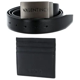 VALENTINO BAGS Synthetikgürtel (Set) aus echtem Leder schwarz W115