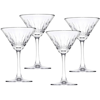 Emilja Martiniglas Martini Glas Elysia 22cl - 4 Stück - Cocktailglas
