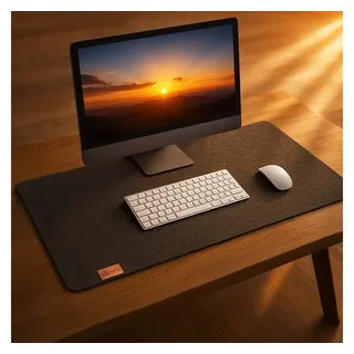 BigDean Schreibunterlage 90 x 40cm schwarz