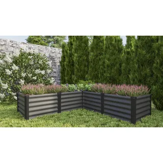 Vitavia Linus In&Out 401 M 185 x 185 x 40 cm Granit-Schwarz